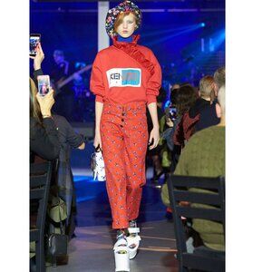 KENZO La Collection Memento No1 Floral-Print Button-front Trousers